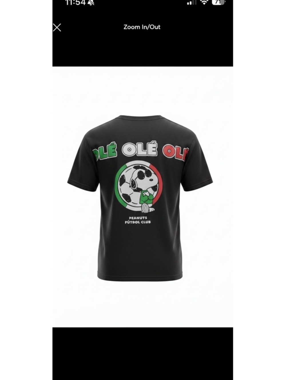 New 2026 FIFA Soccer Peanuts x Mexico Shirt - Mens size Medium  Snoopy